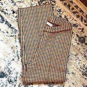 Zara High Rise Cropped Sweater Pant